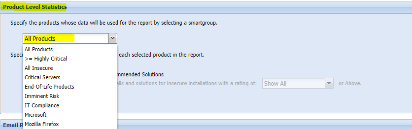 Select available Smart Group to apply its criteria filter directly to the PDF report configuration